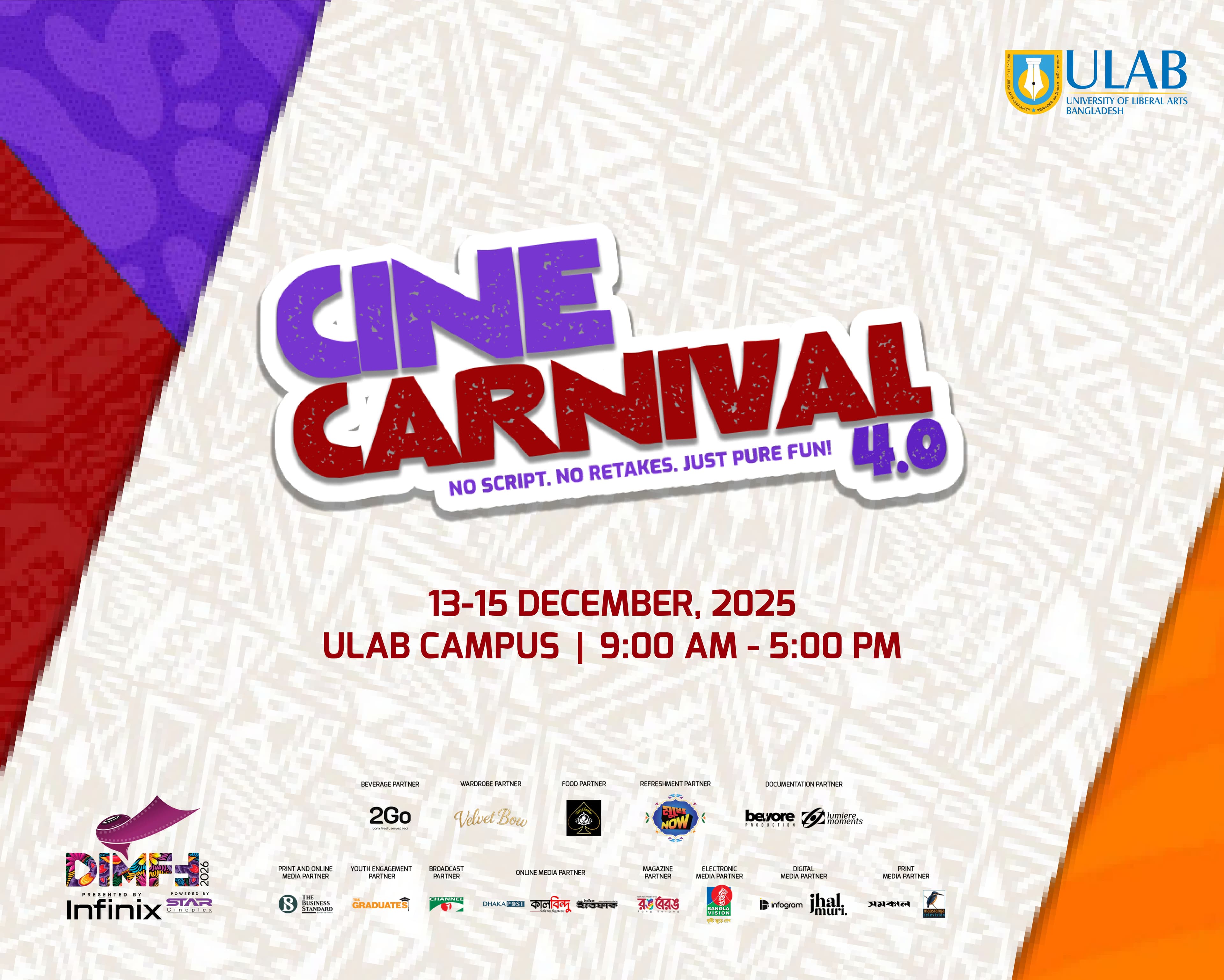 Cine Carnival 4.0 Pictures || Dhaka International Mobile Film Festival (DIMFF) || Bevore